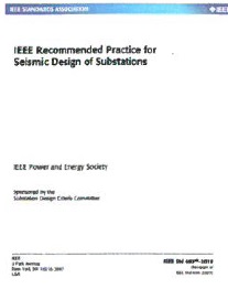 IEEE Recommended Practice for Seismic Design of Substations 책이미지